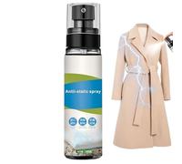 Spray Antiestático para Ropa,Spray Antiestático,Anti Static Spray,100ml Spray Antiestático para Tejidos,Eficaz Reduce La Electricidad Estática En La Ropa Para Muebles De Lavandería y Armario De Coche