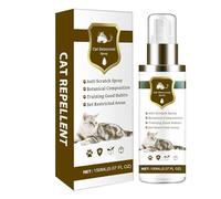 Spray antigatos, 150 ml, solución natural segura y eficaz para control de arañazos, para neumáticos de coche, sofás, alfombras, jardín, césped, patio, balcón, protección del hogar al aire libre