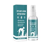 Spray Antimordidas Para Perros - Spray De Adiestramiento Para Mascotas De 100 Ml | Spray Amargo Antimasticación De 100 Ml | Spray De Adiestramiento De Mascotas Para Perros Y Gatos Para Uso En Interior