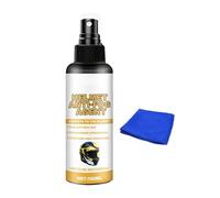 Spray antiniebla para gafas, limpieza con revestimiento repelente al agua, líquido principiante para visera de casco de 100 ml, para viseras, gafas, parabrisas, motocicletas, esquí, buceo, deportes al