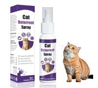 Spray antirrasguños para gatos, spray repelente para gatos para interiores y exteriores, evita que arañen muebles, plantas, sofás, alfombras y cortinas, 120 ml (1 pcs)