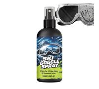 Spray antivaho para gafas: agente limpiador de lentes transparente de 100 m | Solución para el cuidado de gafas, botella portátil | Mantenimiento de gafas de esquí, natación, ciclismo, actividades al air