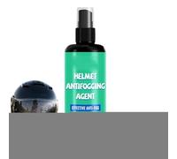 Spray antivaho para visera de casco, limpiador de lentes de 100 ml, limpiador de casco portátil para la eliminación de vaho, para una visión segura y mejorada, adecuado para gafas de