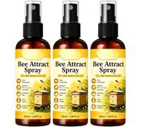 Spray atrayente natural para abejas para exteriores, spray de atracción de abejas, atrayente de abejas para jardín, colmenas, flores y árboles frutales, aplicación de spray fácil, extracto de planta