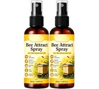 Spray atrayente natural para abejas para exteriores, spray de atracción de abejas, atrayente de abejas para jardín, colmenas, flores y árboles frutales, aplicación de spray fácil, extracto de planta