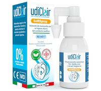 Spray Auricular para Eliminación de Cerumen 50ml UdiClair SoftSpray Solución Isotónica Manzanilla 0% Alcohol para Eliminar y Prevenir Tapones de Cera Ancianos Adultos y Niños Made in Italy