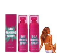 Spray Autobronceador Facial,Spray Autobronceador Facial Gradual Con Antioxidantes,DiseñO Micromista No Graso,Fake Tan Sin Rayas,Ligero,Sin Mal Olor (2)