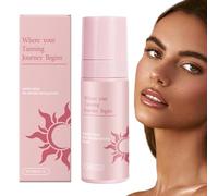 Spray Autobronceador | Spray Autobronceador Sin Sol para el Cuerpo,Brillo Dorado Instantáneo 60 Ml Resistente Al Agua, Natural Para Vacaciones, Rostro Y Playa