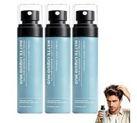 Spray barro peinador mate de secado rápido para hombre, spray voluminizador que eleva el cabello, texturizante sin grasa con fijación duradera, adecuado para todo tipo de cabello (3 pcs)