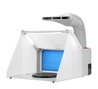 Spray Booth, Airbrush Spray Booth Kit With 3 Led Light Tubes,Professional Airbrush Paint Spray Booth With 34W Exhaust Fan,For Painting Model Cake Craft, LJJY-KK