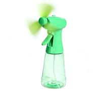 Spray Bottle Fan - Handheld Misting Cooler | Quiet AA Battery-Powered