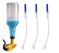 Spray Bottle Nozzle - 360 Degree Weighted Adapter, Multi Angle Mist Stream Head with Flexible Suction Tube, Leak Proof High Output Dispenser, Ideal for Professional Car Detailing and Home Cleaning