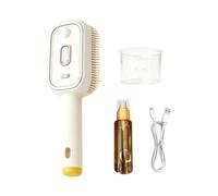Spray Brush for Hair - Detangling Steam Brush | Cordless Anti-Static Detangling Comb | 2-in-1 Spray &, Anti-Static Technology, Smooths Tangles, Home Bathroom Bedroom, Dormitory Salon
