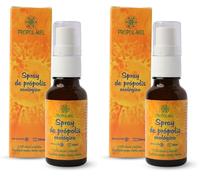 Spray bucal de própolis BIO - 20 ml - Para el bienestar de la boca y garganta. Con propoleos, miel, romero, eucalipto y limón. (Paquete de 2)
