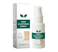 Spray calmante - niebla de protección de piernas naturales para soporte de tráfico, 1.18x1.18x4.33 pulgadas de enfriamiento de acción rápida con fórmula basada, co