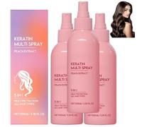 Spray capilar con keratina, acondicionador antifrizz 5 en 1, reparador profundo, suave y nutritivo, ideal para el cuidado diario.