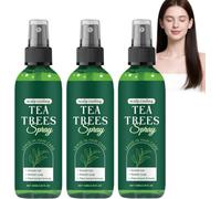 Spray capilar de árbol de té, acondicionador sin aclarado con aceite de árbol de té, spray desenredante hidratante y nutritivo para controlar el encrespamiento, aporta brillo y suavidad