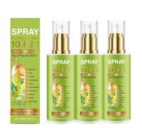 Spray capilar de keratina vegetal 10 en 1: repara el cabello dañado, suaviza el encrespamiento, refresca e hidrata, fácil de peinar, apto para todo tipo de cabello.