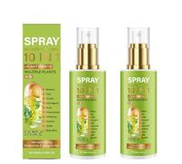 Spray capilar de keratina vegetal 10 en 1: repara el cabello dañado, suaviza el encrespamiento, refresca e hidrata, fácil de peinar, apto para todo tipo de cabello.
