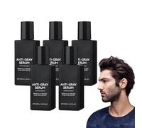 Spray capilar densificante, spray natural con aceite de ricino para el cuidado del cabello, hidratante y fortalecedor para cabello seco y dañado, reduce la aparición de puntas abiertas (5 botellas)