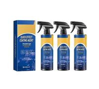 Spray Cerámico Para Recubrimiento De Automóviles 3 En 1, Emulsión De Recubrimiento Rápido Sin Agua, Spray Para Pulir Y Encerar Arañazos En Automóviles, Lavado Sin Agua (3pcs)