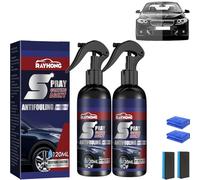 Spray Coating Agent Multi-Functional Coating Renewal Agent, 3 in 1 High Protection Quick Car Coat Sprays for Vehicles, Nanotechnology Plastic Parts Refurbish Agent (2Pcs)