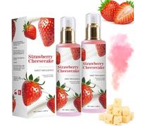 Spray corporal de fresa para mujer, fragancia duradera para el cuerpo, leche de fresa para el cuerpo, aroma a tarta de queso, fragancia duradera, dulce y seductora, dulce sueño de fresa en tu piel (2