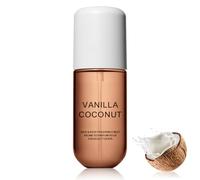 Spray corporal de vainilla, tamaño de viaje, larga duración, para cabello y cuerpo, aroma de vainilla, spray refrescante para el cuerpo para mujer, aroma de vainilla, aroma de vainilla para