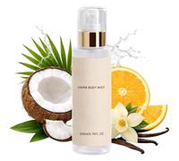 Spray corporal para mujer, fragancia elegante, spray refrescante con humedad, accesorio portátil con detalles, 4 x 4 x 12 cm, cosmética, solución de belleza para el día a día y viajes