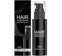 Spray Corrector Rellenador de Cabello, Peine Portátil para Tinte, Corrector Voluminizador Natural, Spray Retocador de Raíces Resistente al Agua para Cabello Fino