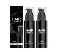 Spray Corrector Rellenador de Cabello, Peine Portátil para Tinte, Corrector Voluminizador Natural, Spray Retocador de Raíces Resistente al Agua para Cabello Fino