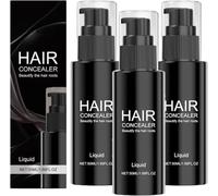 Spray Corrector Rellenador de Cabello, Peine Portátil para Tinte, Corrector Voluminizador Natural, Spray Retocador de Raíces Resistente al Agua para Cabello Fino