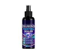 Spray de acabado de pintura de Gem Painting, brillo de secado rápido, pegamento fuerte con brillo brillante, herramienta de sellado artesanal premium, paquete de 100 ml transparente/ para