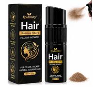 Spray de Acabado para Polvo Retoca Raices, Spray de pelo disperso, Cobertura Instantánea para Cabello Fino y Escaso, Hair Building Polvos hombre y mujer, Aspecto Más Denso（Marrón claro）