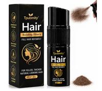 Spray de Acabado para Polvo Retoca Raices, Spray de pelo disperso, Cobertura Instantánea para Cabello Fino y Escaso, Hair Building Polvos hombre y mujer, Aspecto Más Denso（Marrón medio）
