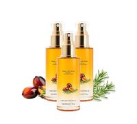 Spray de aceite capilar, aceite acondicionador sin aclarado con extractos botánicos naturales, fórmula no grasa para cabello seco y rizado, spray desenredante y de peinado para mujeres y hombres, 80 m