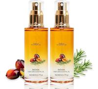 Spray de aceite capilar acondicionador con aceite de jojoba y manteca de karité | Aceite acondicionador reparador para cabello seco y rizado, spray perfumado de aceite capilar para mujeres y hombres