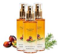 Spray de aceite capilar acondicionador con aceite de jojoba y manteca de karité | Aceite acondicionador reparador para cabello seco y rizado, spray perfumado de aceite capilar para mujeres y hombres
