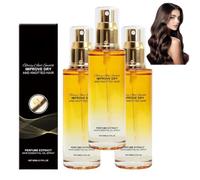 Spray de aceite capilar, acondicionador sin enjuague fortalecedor para cabello seco y encrespado.