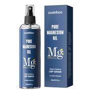 Spray de Aceite de Magnesio 300ml ,Alivia el cansancio de los pies, relaja músculos y mejora el sueño. Cloruro de magnesio 100% puro, alta absorción, ideal para masajes y cuidado de la piel