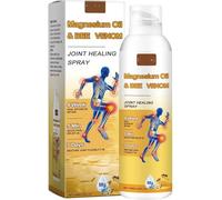 Spray de aceite de magnesio y veneno de abeja para articulaciones, alivio del dolor, gel para aliviar el dolor de espalda, cuello, manos y rodillas, alivio efectivo