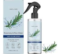 Spray de agua de romero y arroz para el crecimiento del cabello, spray de volumen para el cabello, suero hidratante y fortalecedor para el cabello, hidratante profundo, no graso, para hombres y