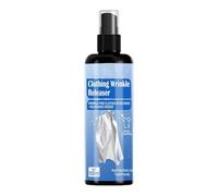 Spray de almidón para planchado: acabado y control de pliegues, boquilla de niebla fina, limpia y uniforme, botella de 100 ml + ayuda al tejido para reducir la electricidad estática, fórmula líquida