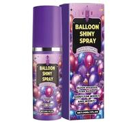 Spray de brillo de globos, spray de alto brillo para globos de látex, secado rápido, acabado brillante de larga duración, brillo de globo, brillo de látex vibrante y