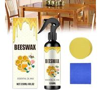 Spray de cera de abeja, cera de abeja natural para muebles, restaurador original de cuidado de cera de abeja micro molecularizada para salas de estar, cocinas, suelos de muebles de madera (1)