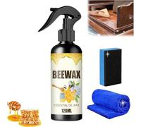 Spray de cera de abeja micromolecularizada natural, espray de cera de abeja para muebles, pulido original para muebles (1)