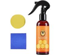 Spray de cera de abeja natural pura, cera de abeja natural mejorada 2025, restaurador original de cuidado de cera de abeja micro molecularizada para salas de estar, cocinas, pisos de muebles de madera