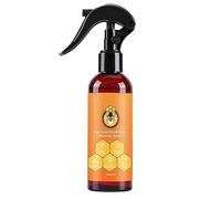 Spray de cera de abeja natural pura, espray de pulido de madera, refrescante de suelos de madera, ayuda a la apariencia de arañazos, fórmula de secado rápido, 120 ml, para gabinete, baño