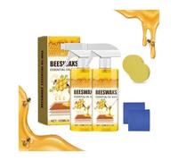 Spray de cera de abejas for pulido de madera, 2026 Nuevo aerosol de cera de abejas for pulido de madera, limpia, restaura el brillo, raya, adecuado for pisos, sofás y muebles de madera(2PCS)