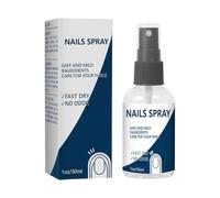 Spray de curado de uñas, solución de reparación y renovación, producto de cuidado de larga duración para uñas de manos y pies para mujer